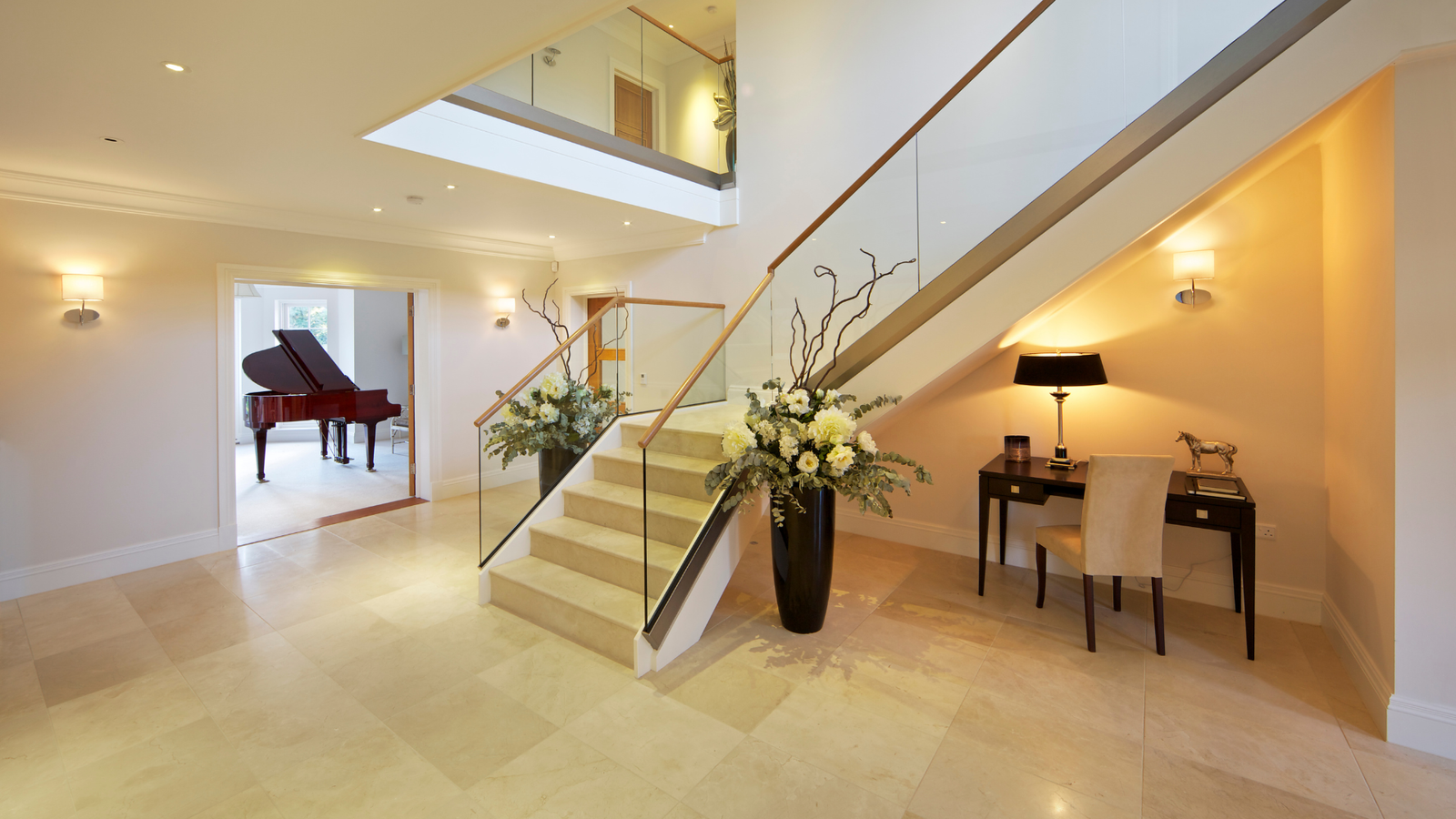 Lobbies con elegancia atemporal